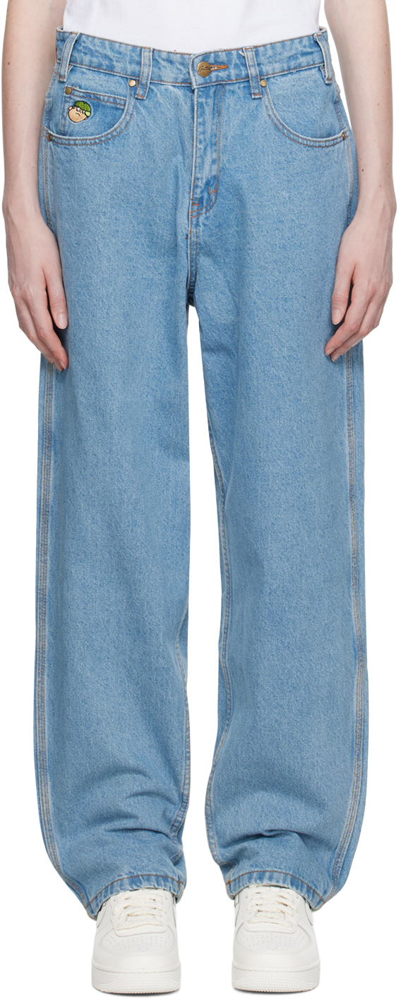 Butter Goods Blue Santosuosso Jeans In Washed Blue