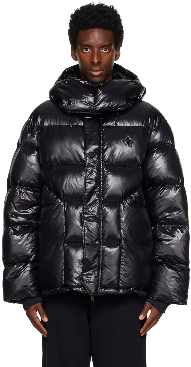 A-cold-wall* Alto Hooded Quilted Down Jacket In Black