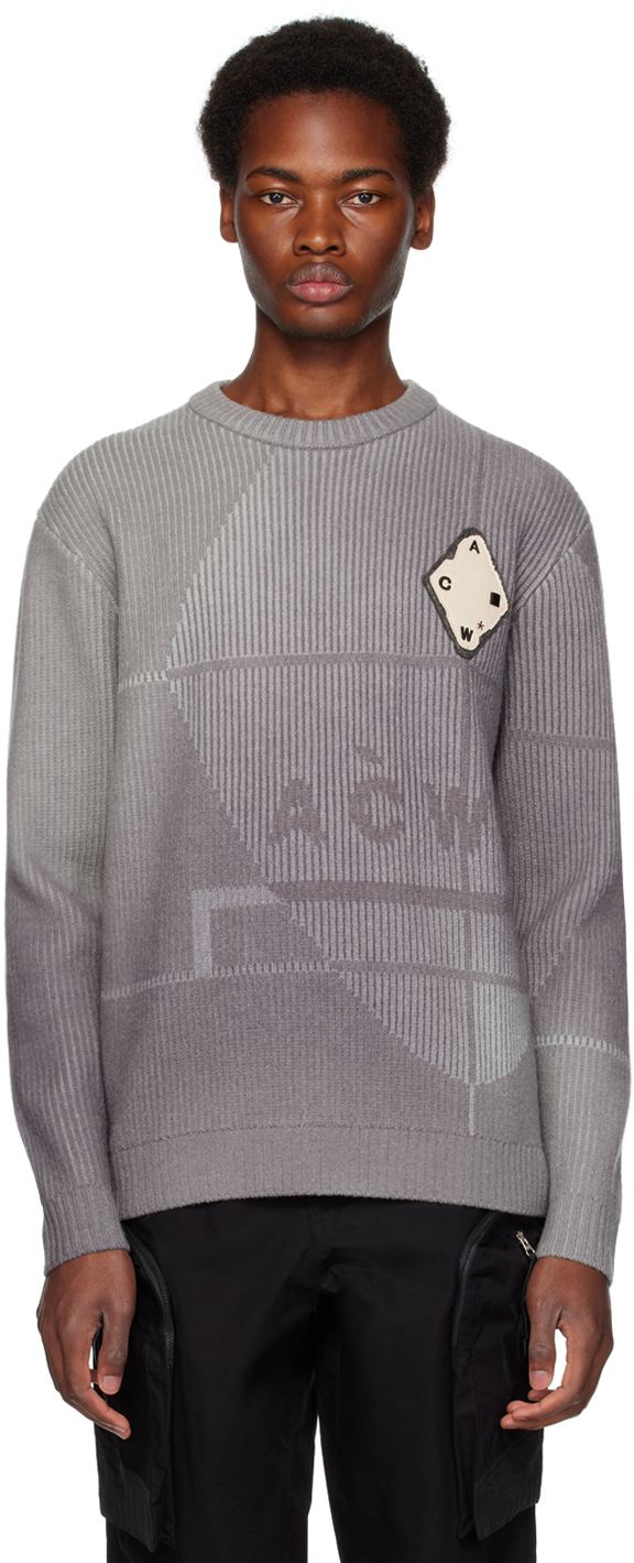 A-COLD-WALL* Gray Spray Sweater