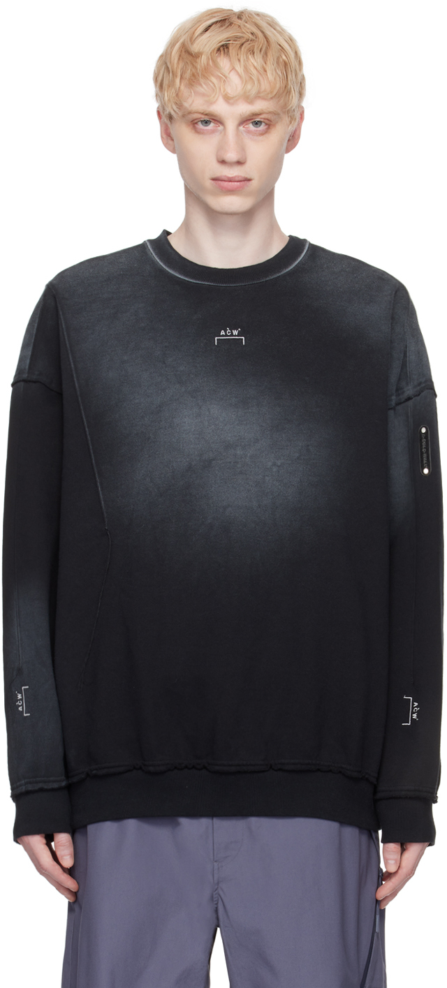 Shop A-cold-wall* Black Shiraga Sweatshirt