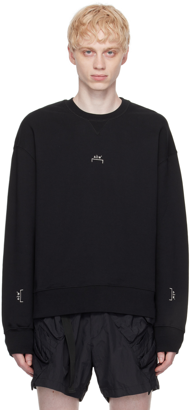 A-cold-wall* Black Essential Sweatshirt