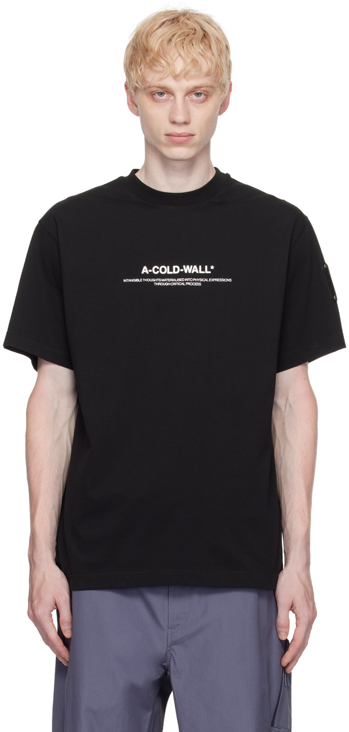 Shop A-cold-wall* Black Con Pro T-shirt