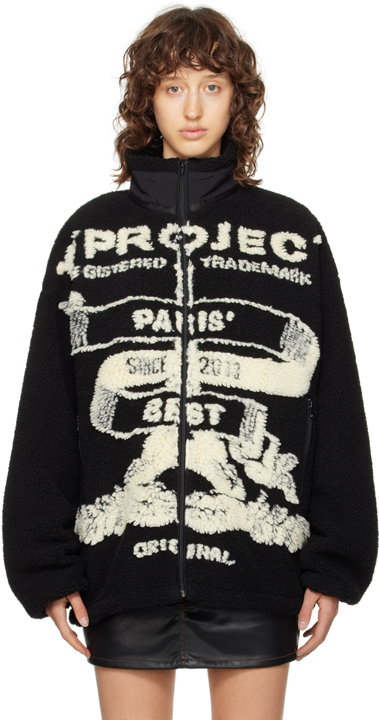 Y/project Black Paris' Best Jacket In Black/off White