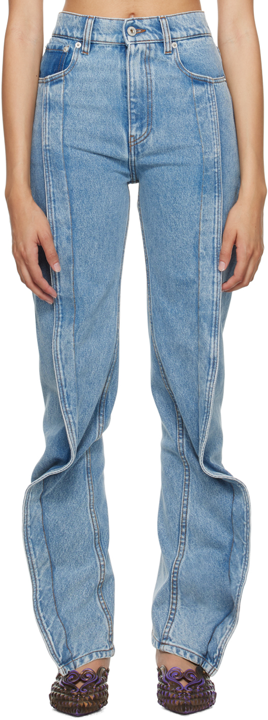Blue Banana Jeans by Y/Project on Sale