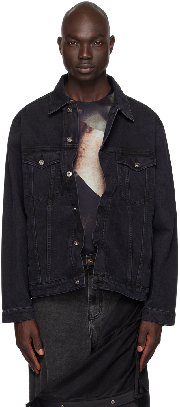 Black Wire Denim Jacket