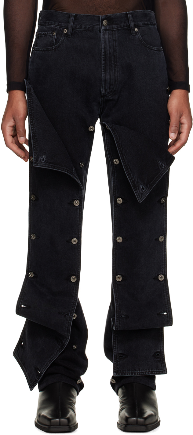 Y/Project Cowboy High Cuff Jeans - Farfetch