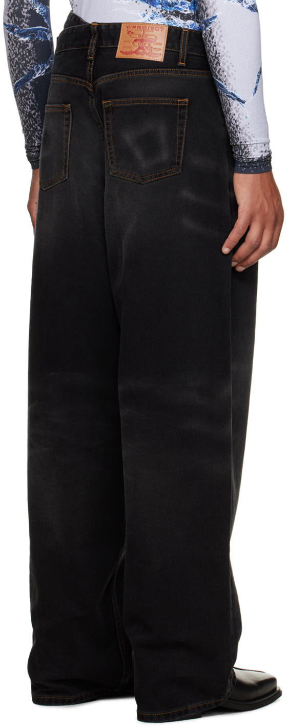 Y/Project Black Multi Waistband Jeans | Smart Closet