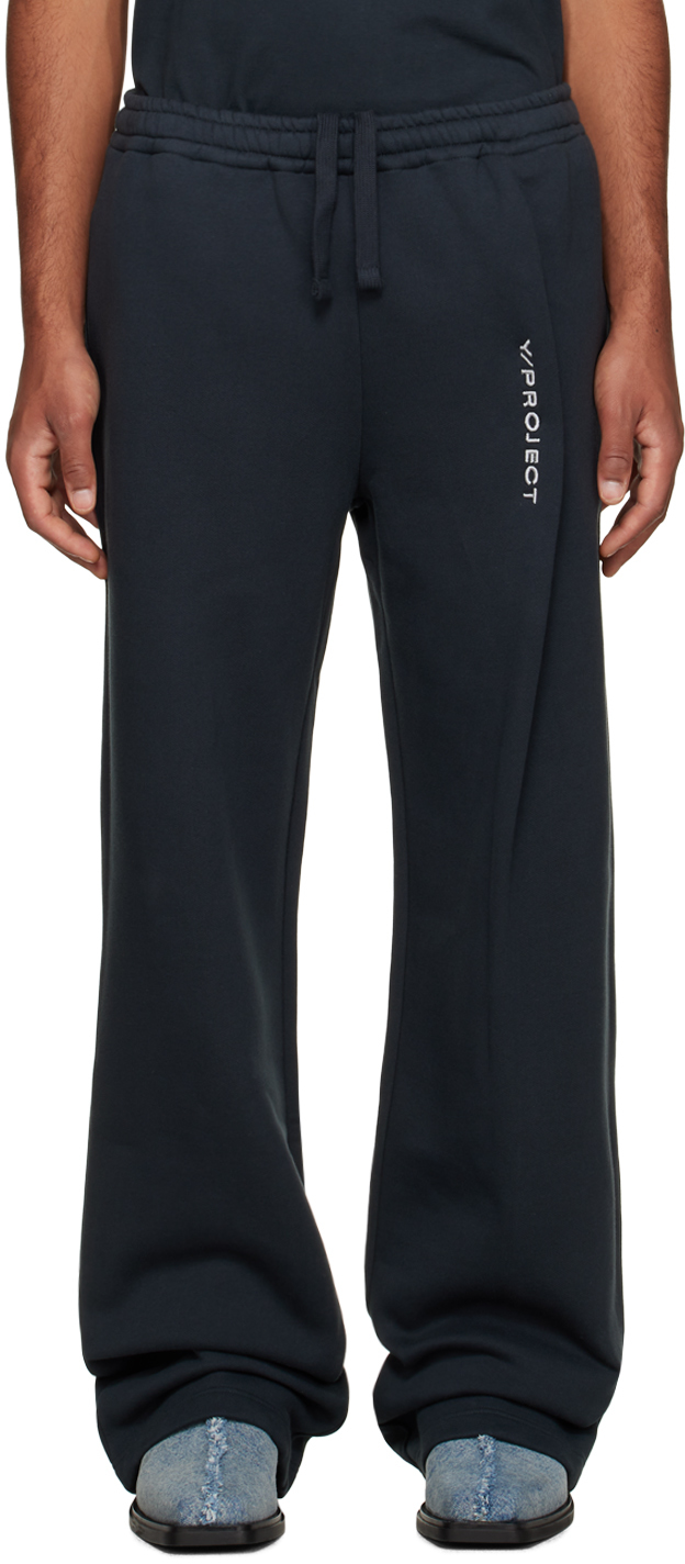 Y/Project Gray Pinched Sweatpants