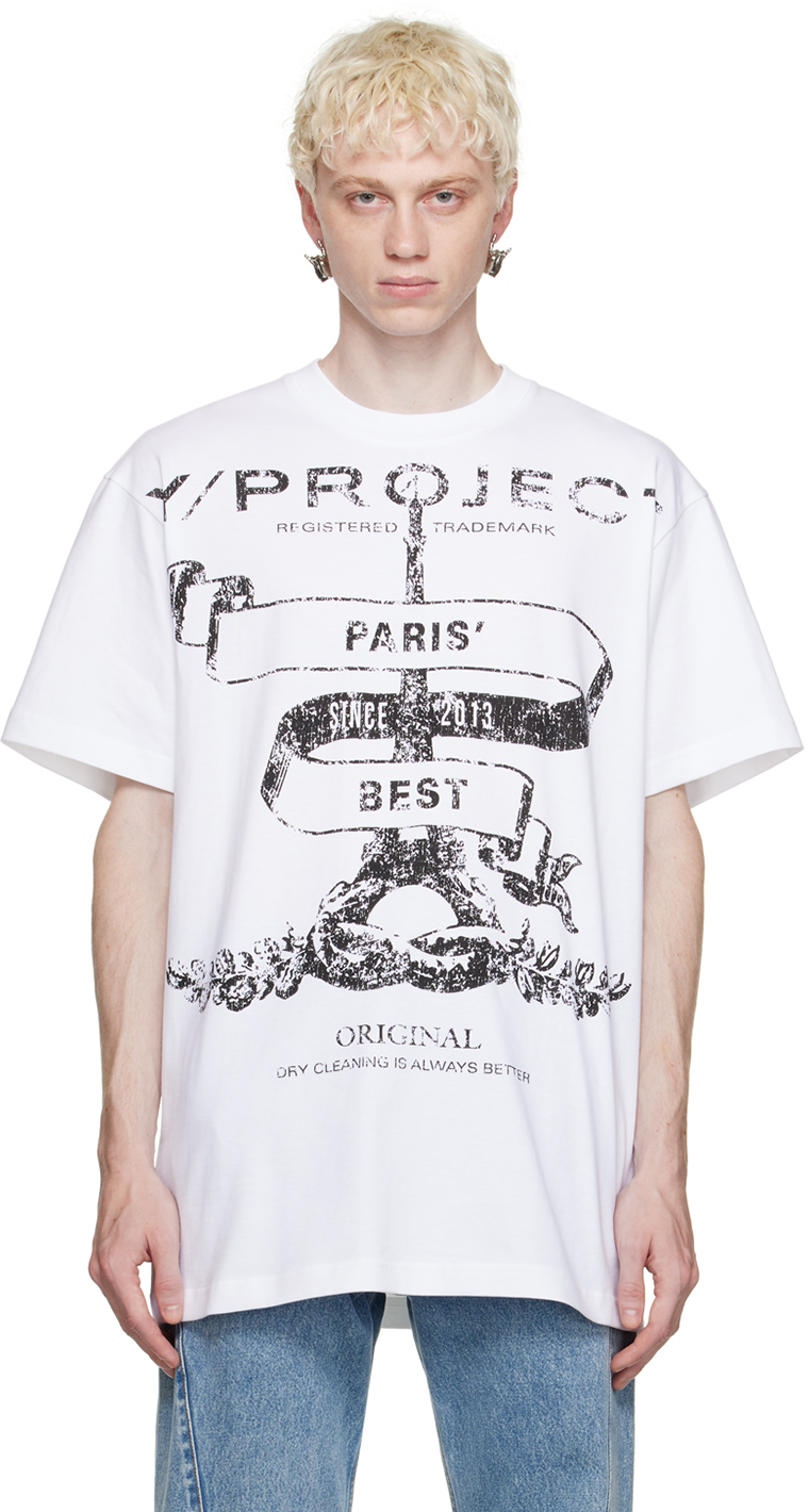 Y/Project: ホワイト Paris' Best Tシャツ | SSENSE 日本