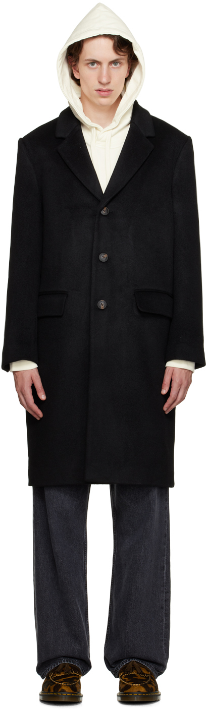 Black Morgan Coat by Saturdays NYC on Sale