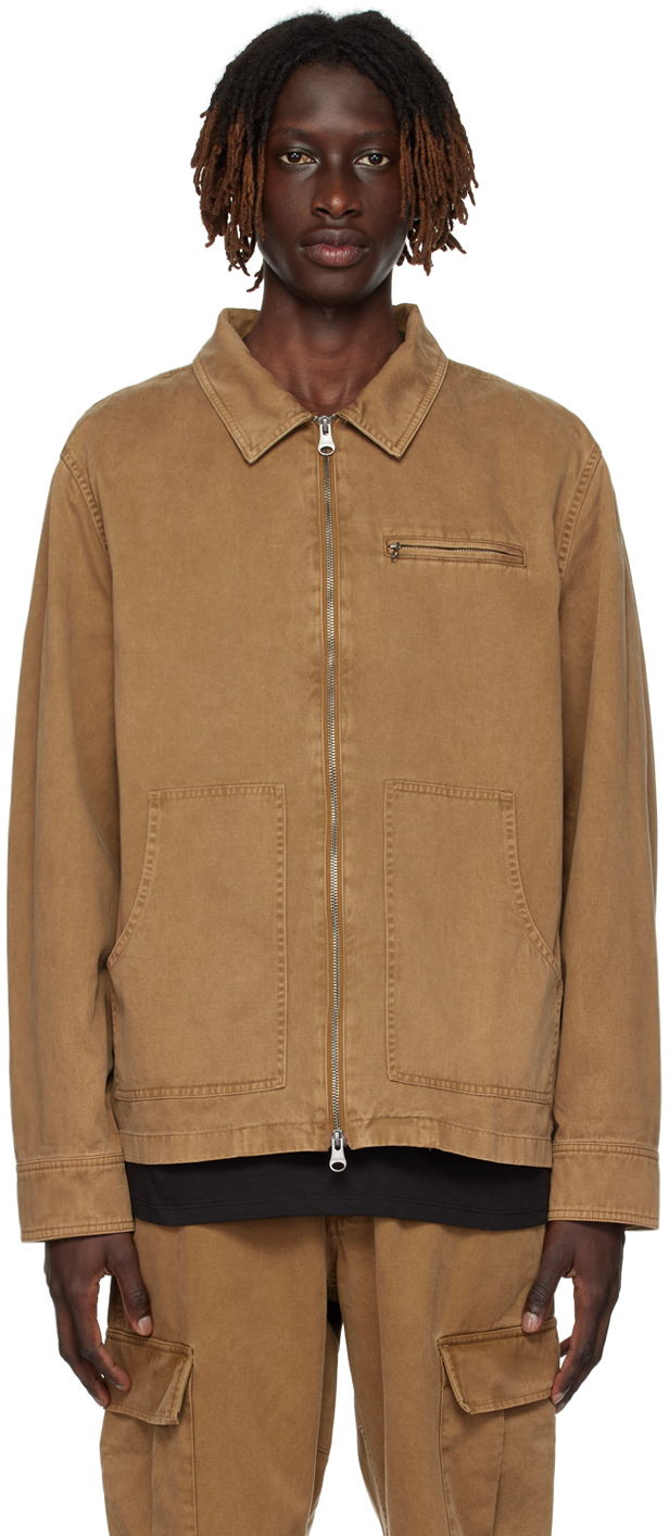 Saturdays Surf Nyc Tan Flores Sunbaked Jacket In Sepia