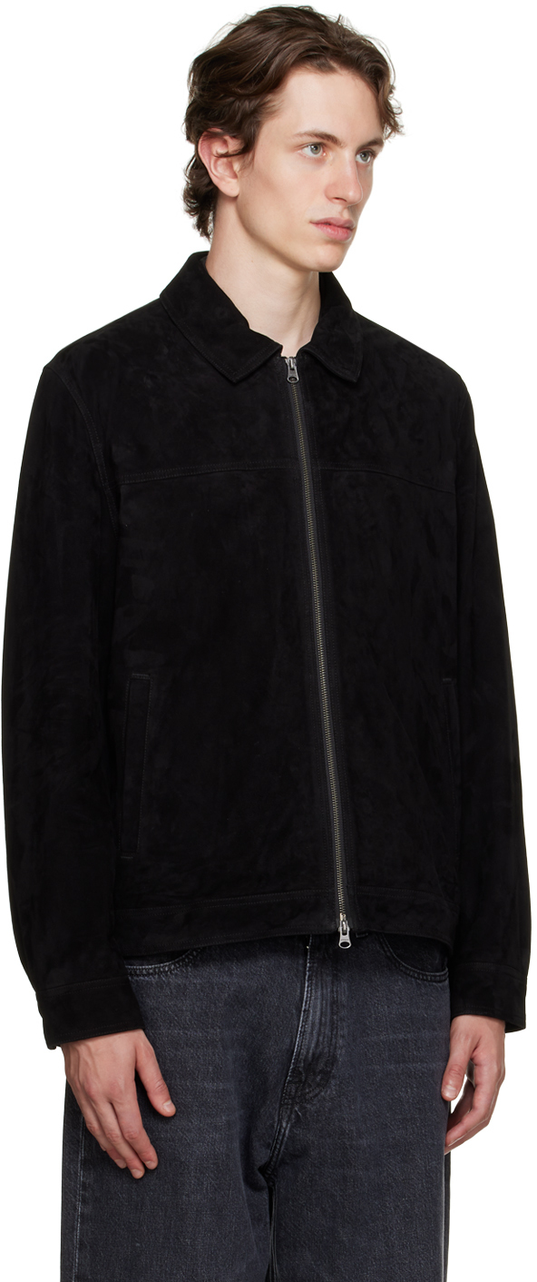 Saturdays NYC Harrison Leather Jacket - Black