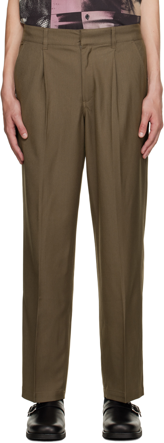 Beaumont Organic George Trousers in Natural for Men | Lyst