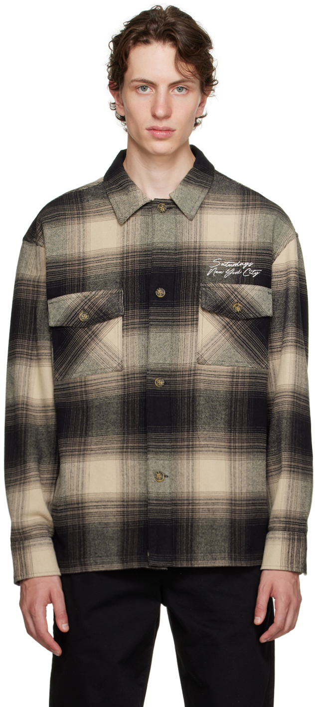 Brown Driessen Shirt by Saturdays NYC on Sale