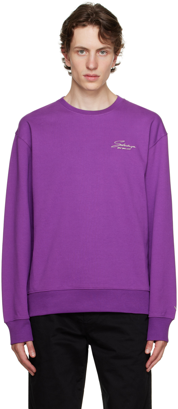 Purple Bowery Sweatshirt