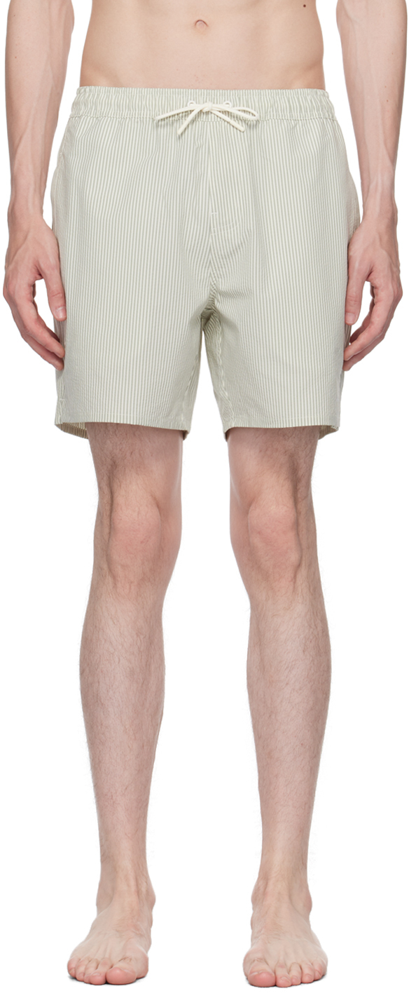 Gray & Off-White Timothy Swim Shorts