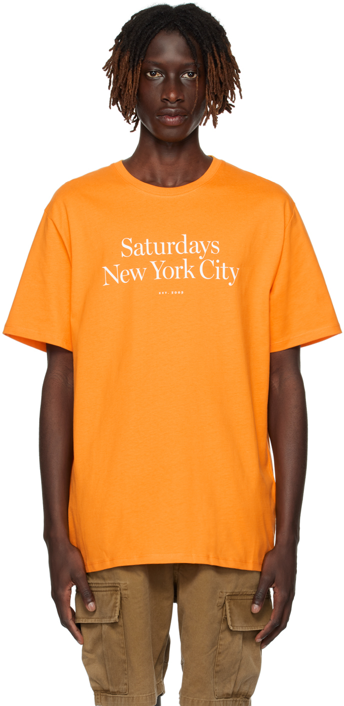 Orange Miller T Shirt