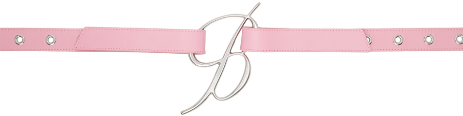 【関税込み】Blumarine ピンク ロゴ ベルト 20556724_50607484_1000.jpg