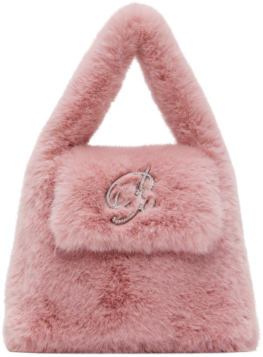 Pink Faux-Fur Bag
