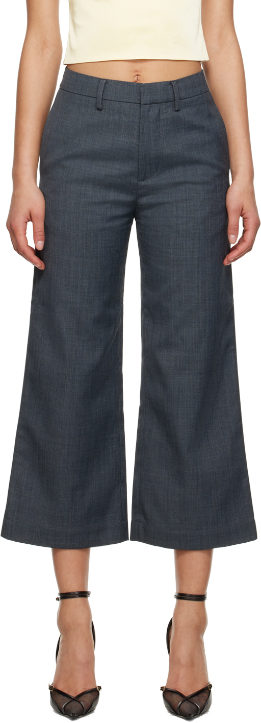 Shushu-tong Ssense Work Capsule – Gray Trousers In Gr100 Grey