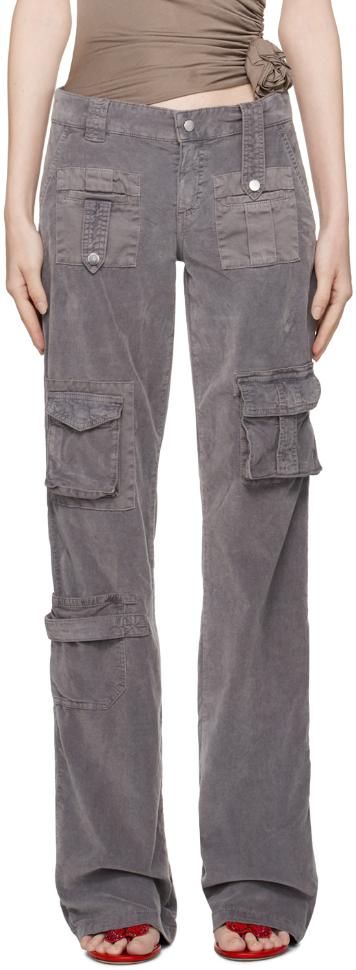 Shop Sale Trousers From Blumarine at SSENSE