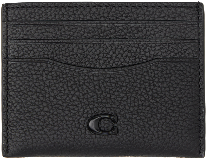 Coach 1941 Black Logo Card Holder