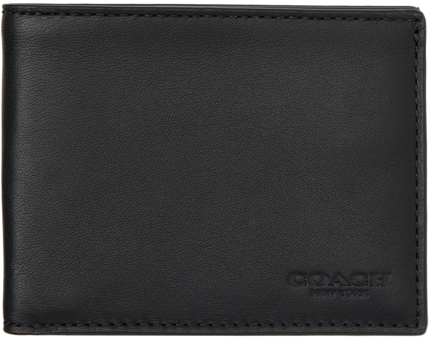 Black Slim Billfold Wallet