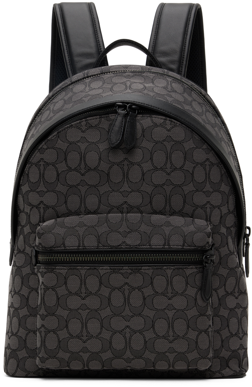 Gray & Black Charter Backpack