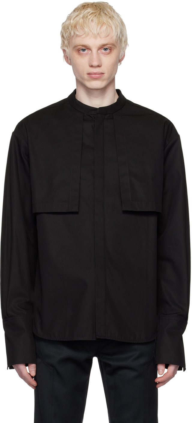 K.NGSLEY: SSENSE Exclusive Black Murray Shirt | SSENSE