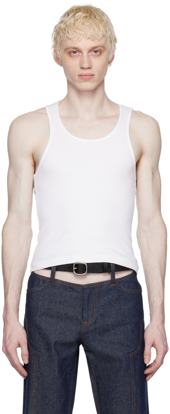 Shop K.ngsley White Ian Tank Top In White 01bc