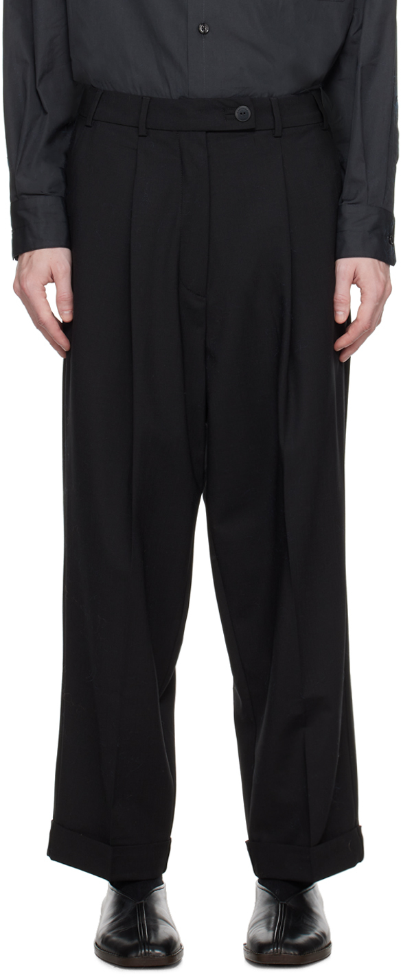 Cordera Black Masculine Trousers
