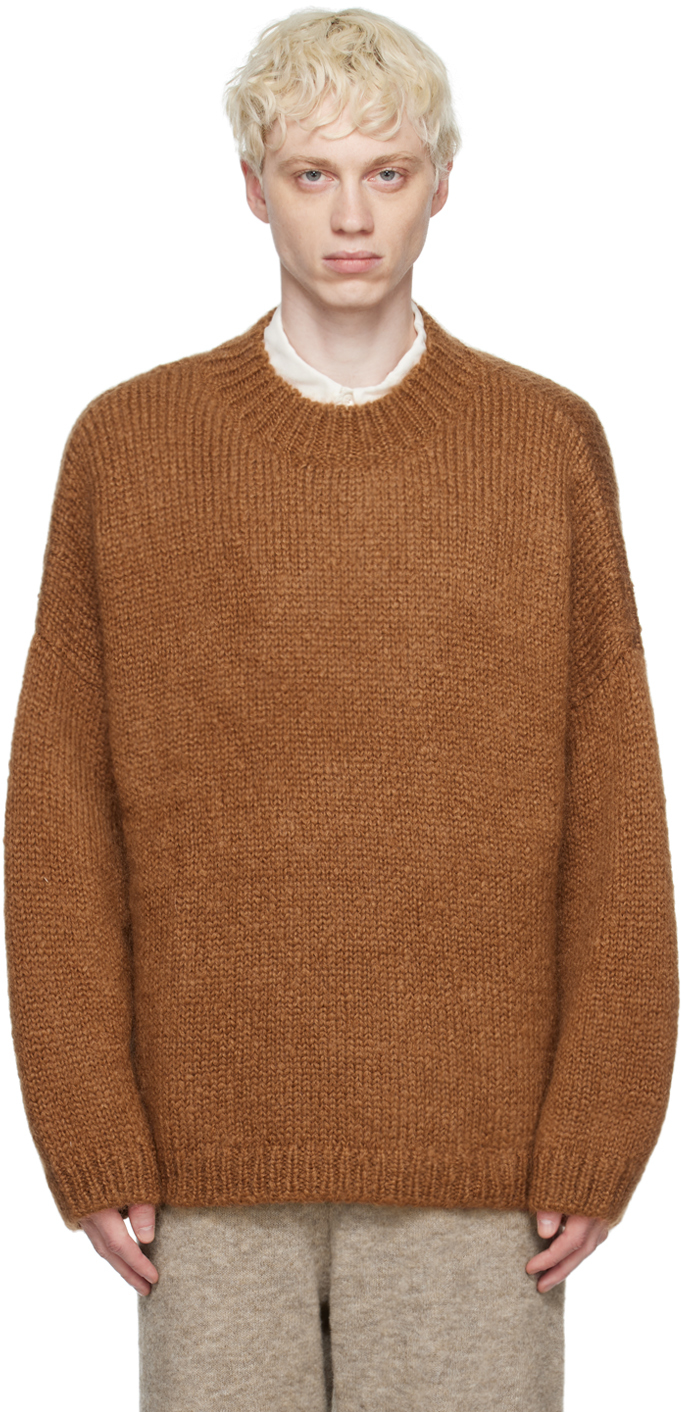 Cordera Brown Oversized Jumper In Toffee