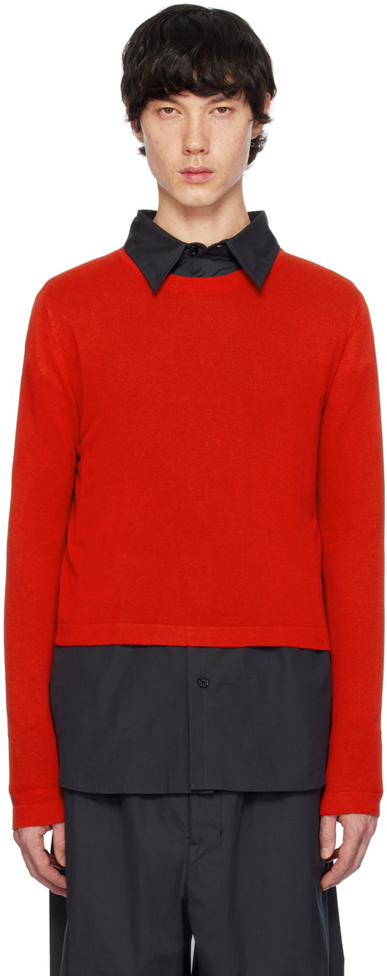 Cordera Red Crewneck Sweater