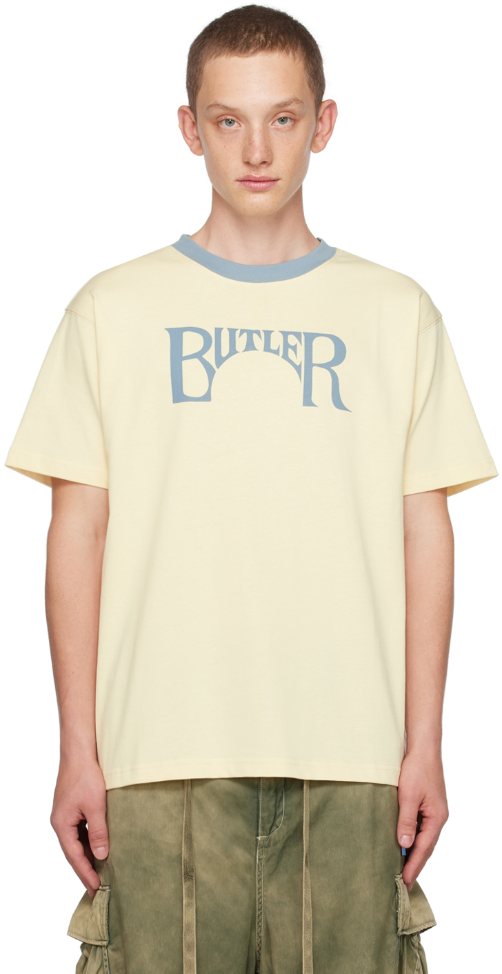 BUTLER SVC Beige Printed T-Shirt