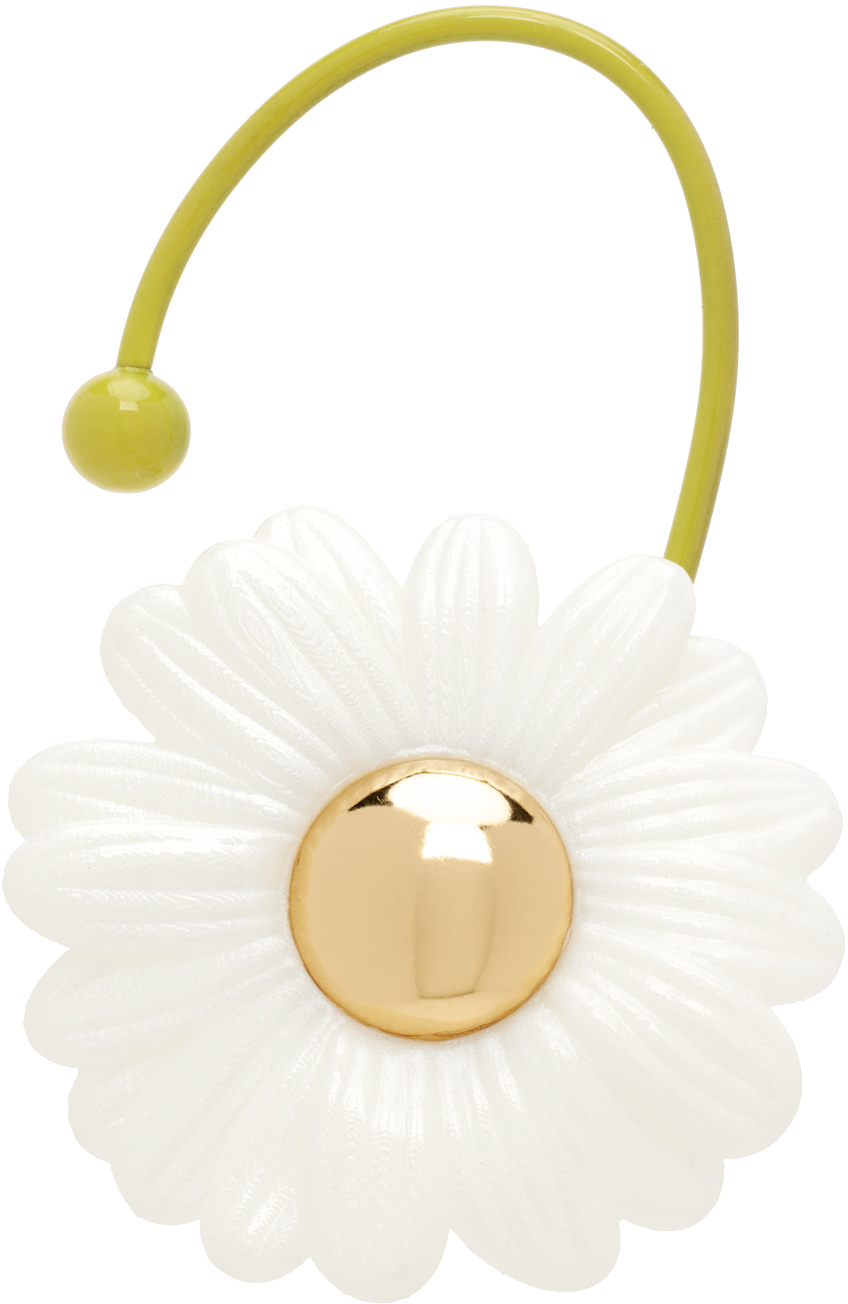 La Manso White & Yellow Tetier Bijoux Edition Daisy Single Ear Cuff