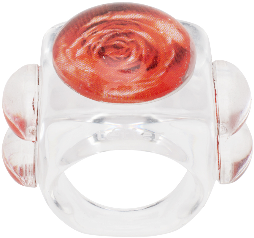 La Manso Red Tetier Bijoux Edition Iconic Rose Ring