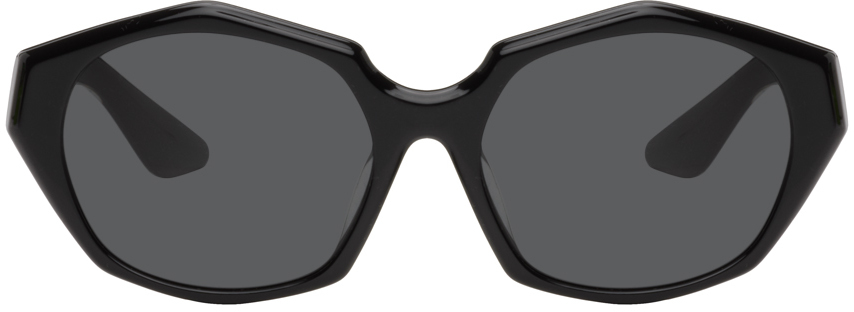 Shop Khaite Black Oliver Peoples Edition 1971c Sunglasses In 100581 Black/grey