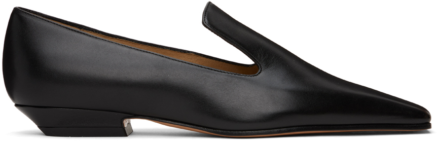 Shop Khaite Black 'the Marfa' Loafer In 200 Black