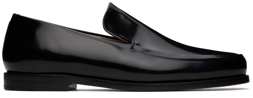 Khaite Black 'the Alessio' Loafers In 200 Black
