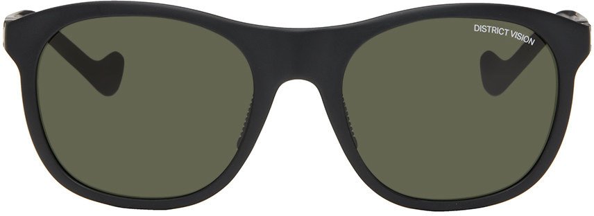District Vision Black Nako Multisport Sunglasses In Black, D+ G15