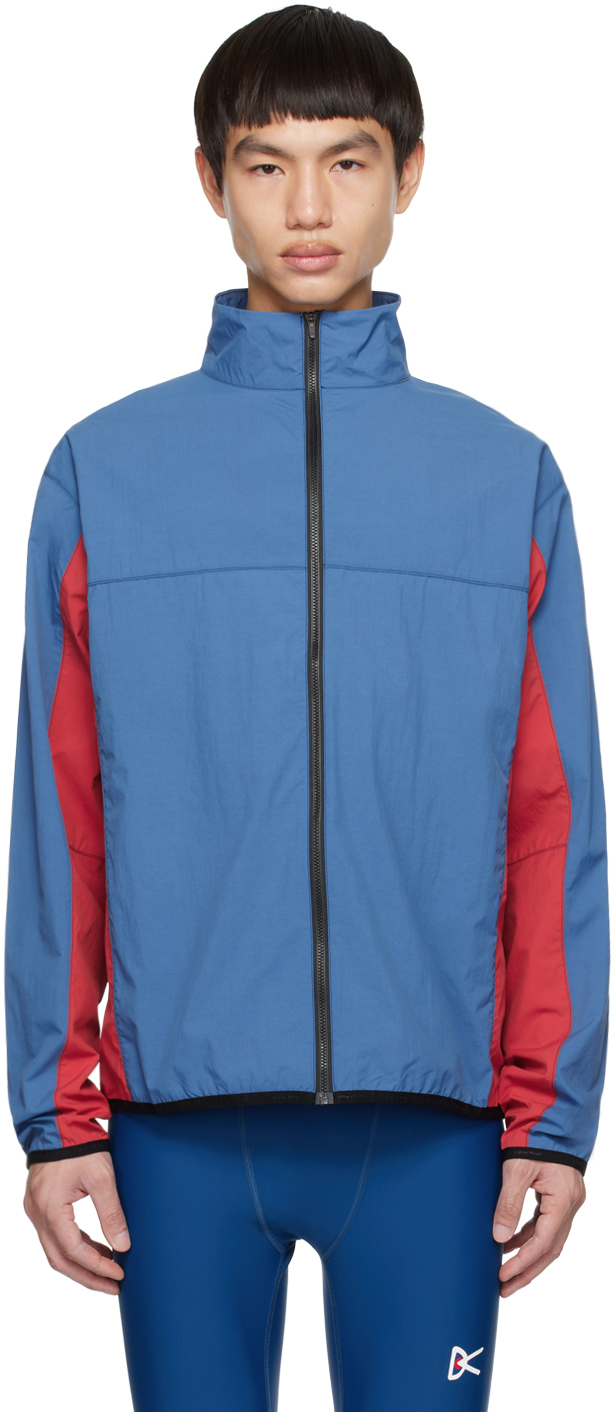 District Vision Blue Theo Jacket In Ocean Blue