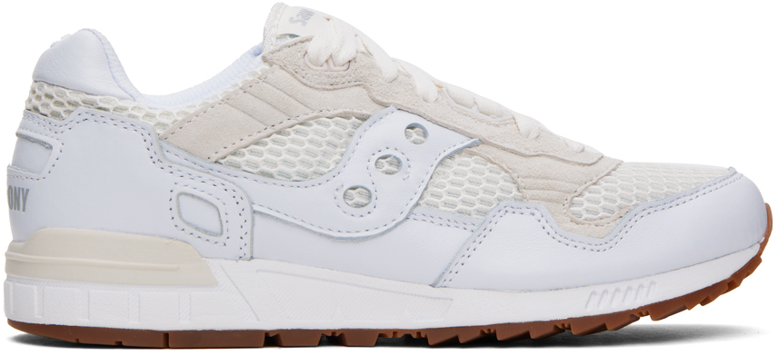 Saucony shadow 5000 vintage best sale trainer in off white