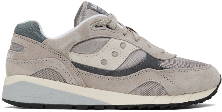 SAUCONY GRAY SHADOW 6000 SNEAKERS