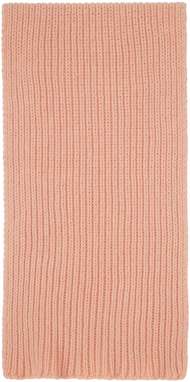 Pink Rib Scarf by Baserange on Sale