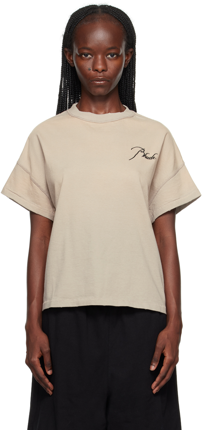 Rhude Gray Reverse T-Shirt