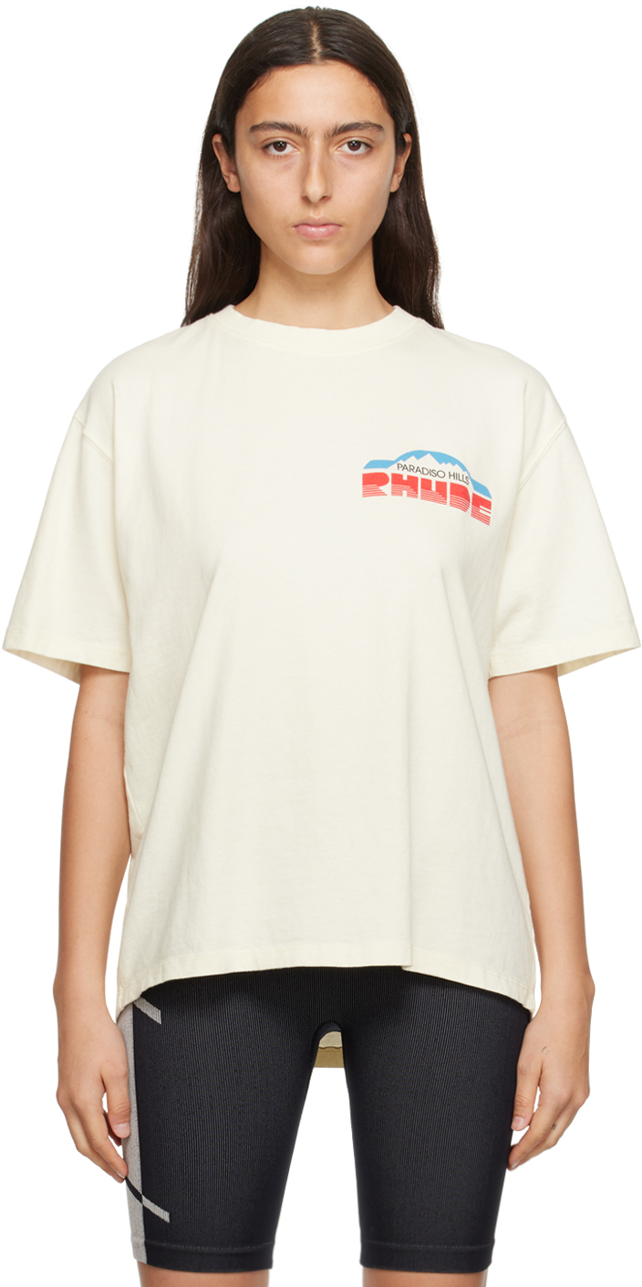 Off-White 'Paradiso Rally' T-Shirt by Rhude on Sale