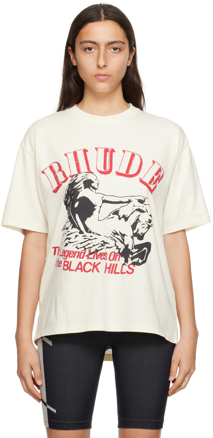 Rhude Off-White 'Legend Lives On' T-Shirt