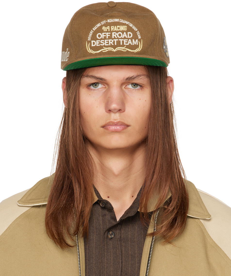 Brown 'Desert Team' Cap by Rhude on Sale