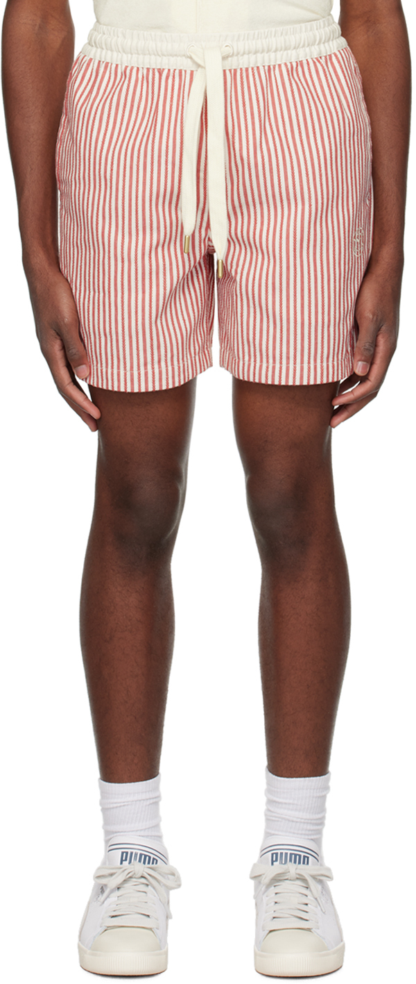 Rhude White & Red Puma Edition Shorts