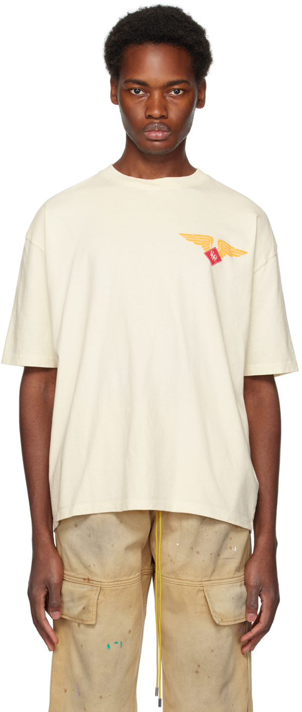 Rhude: Off-White Worldwide T-Shirt | SSENSE